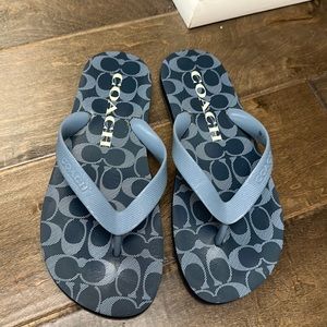 Coach flip flops